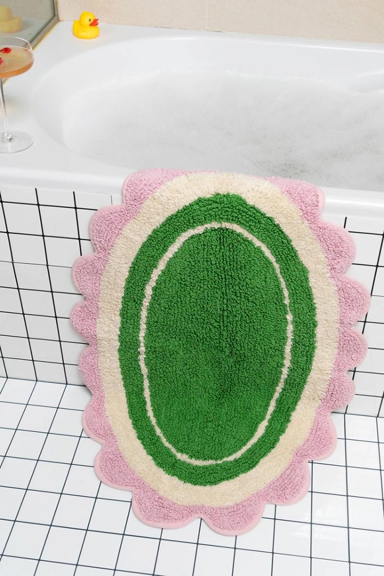 Badteppich Carmen green