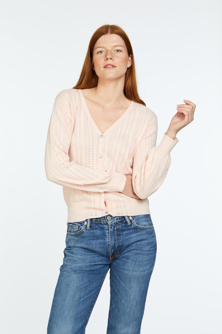 Baumwollstrickjacke Lola - 0
