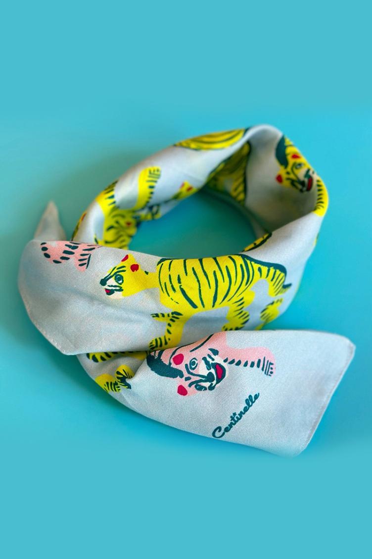 Baumwolltuch Tigers - 1