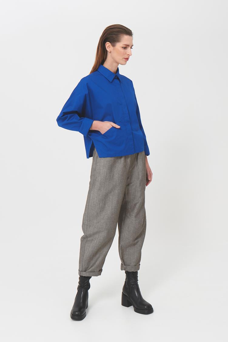 Bluse cropped graphic - 2