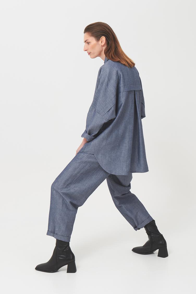 Blusenhemd Oversize - 1