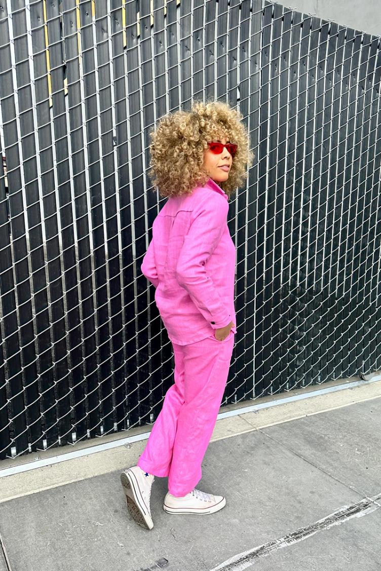 Button Down Taffy Pink - 1