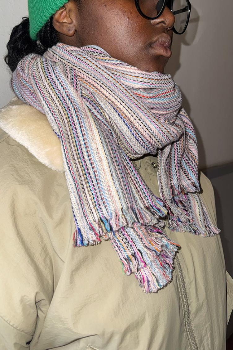 Cashmere Schal upcycled multi - 2