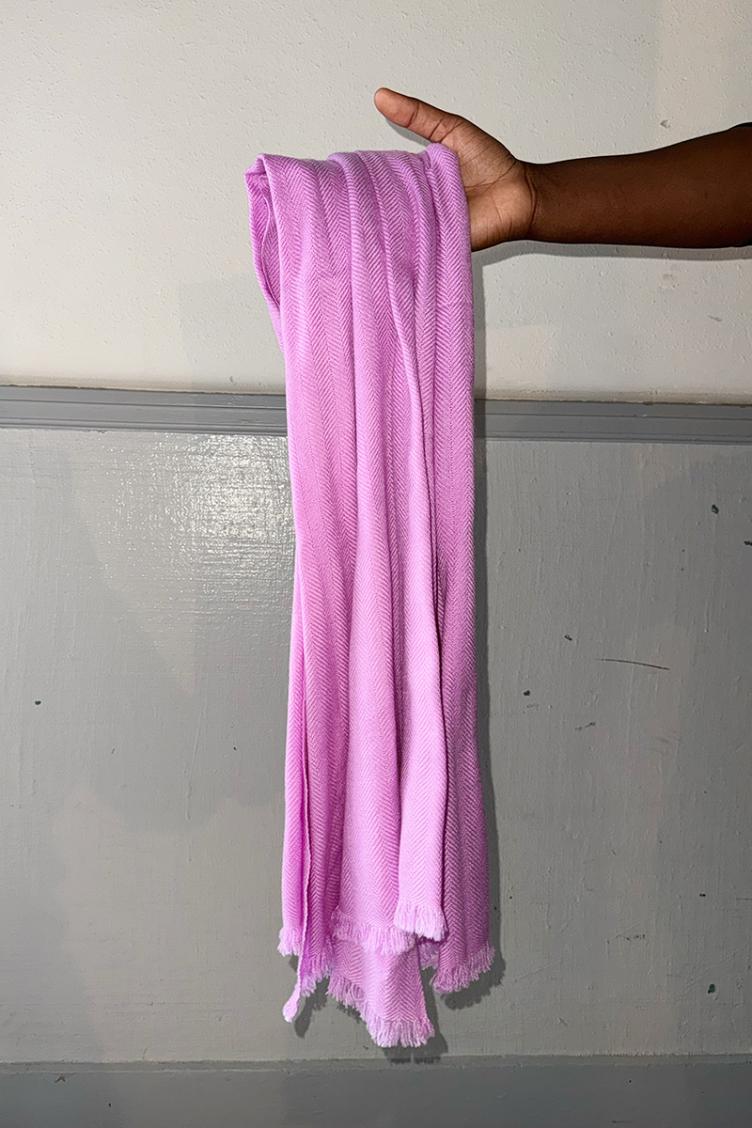 Cashmere Schal upcycled uni - 6