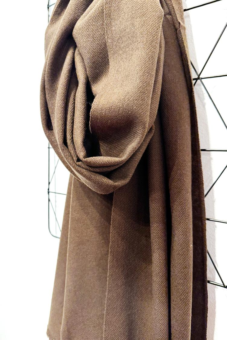Cashmere Schal upcycled uni - 10
