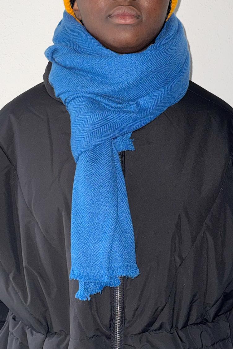 Cashmere Schal upcycled uni - 5