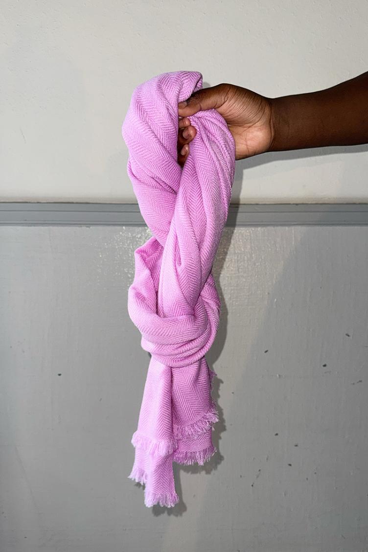 Cashmere Schal upcycled uni - 4