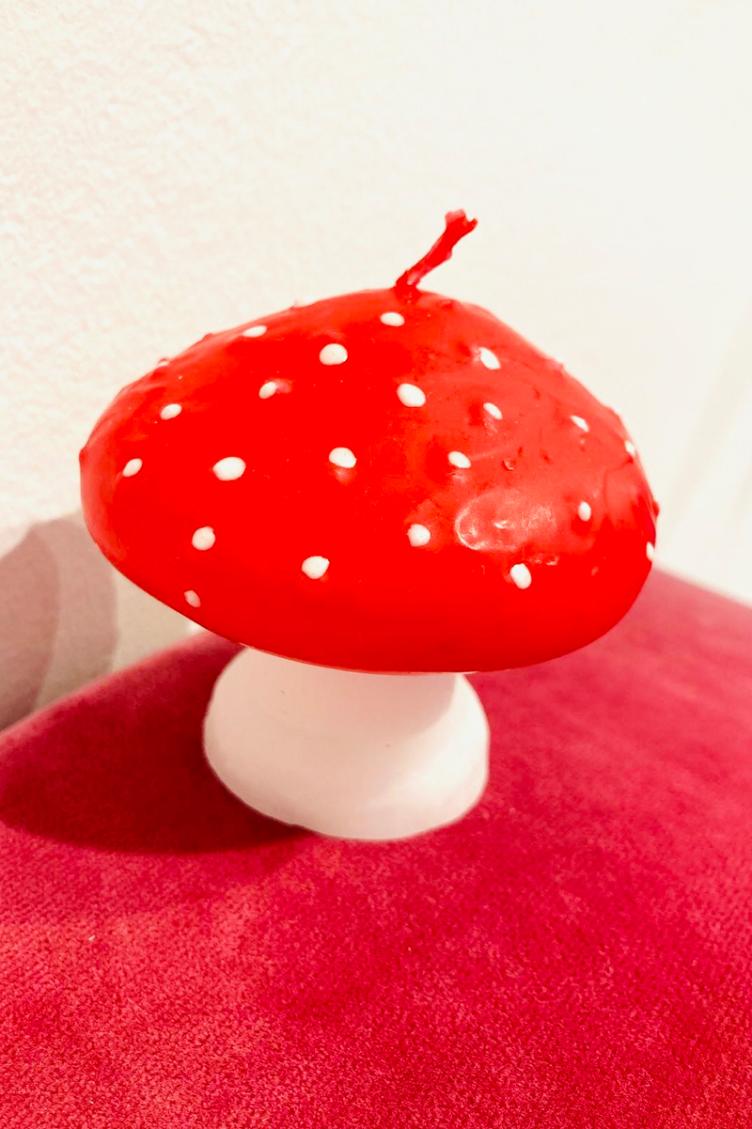 Fliegenpilz Kerze