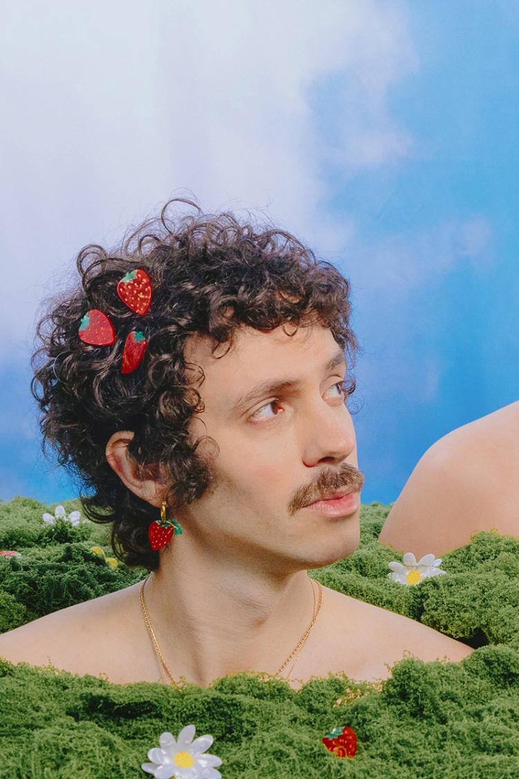 Haarclip Erdbeere - 0