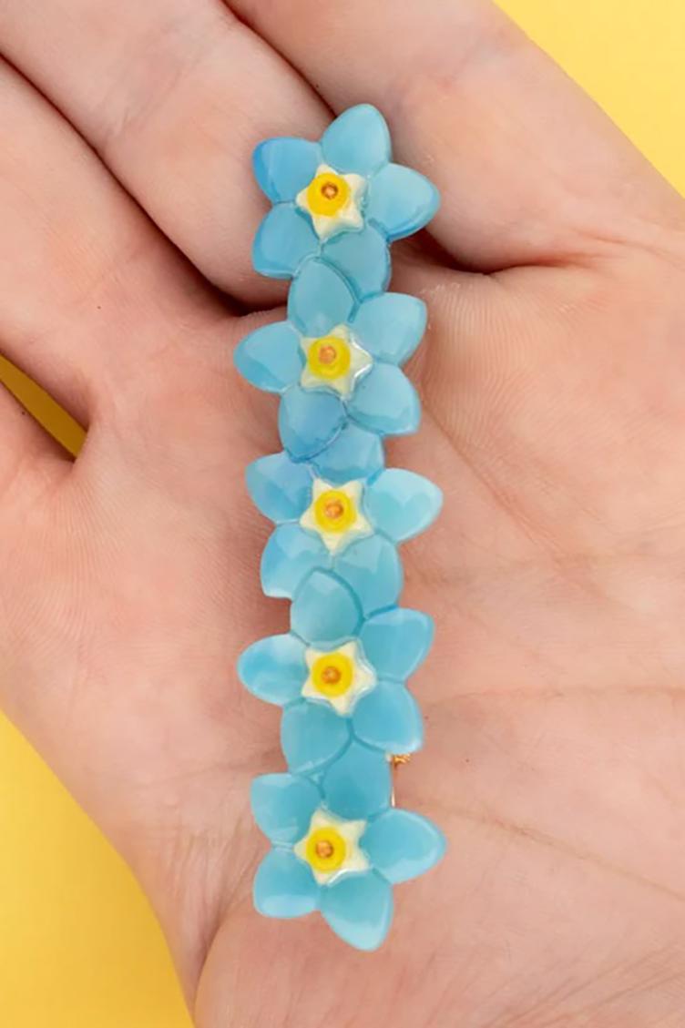 Haarclip Forget me not - 2