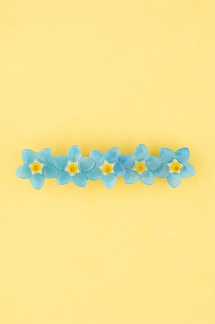 Haarclip Forget me not