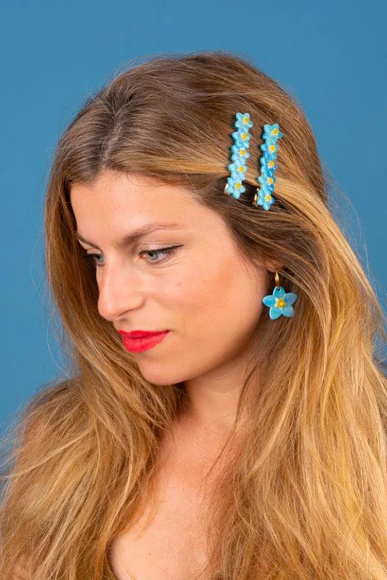 Haarclip Forget me not - 1