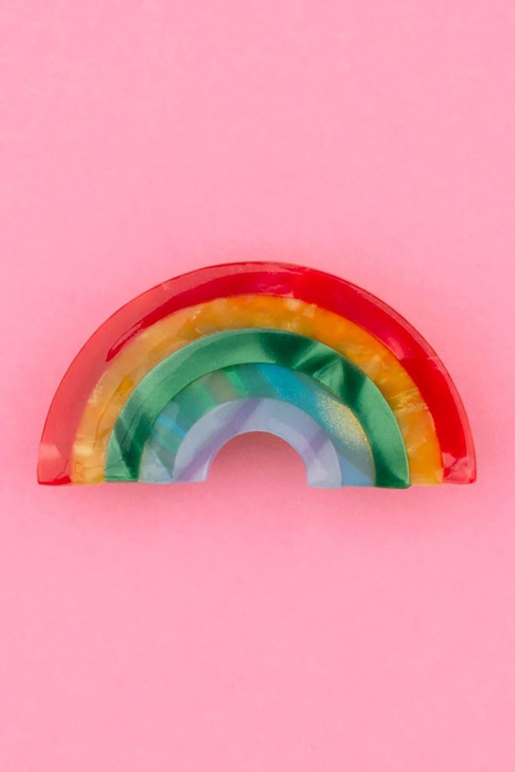 Haarclip Regenbogen