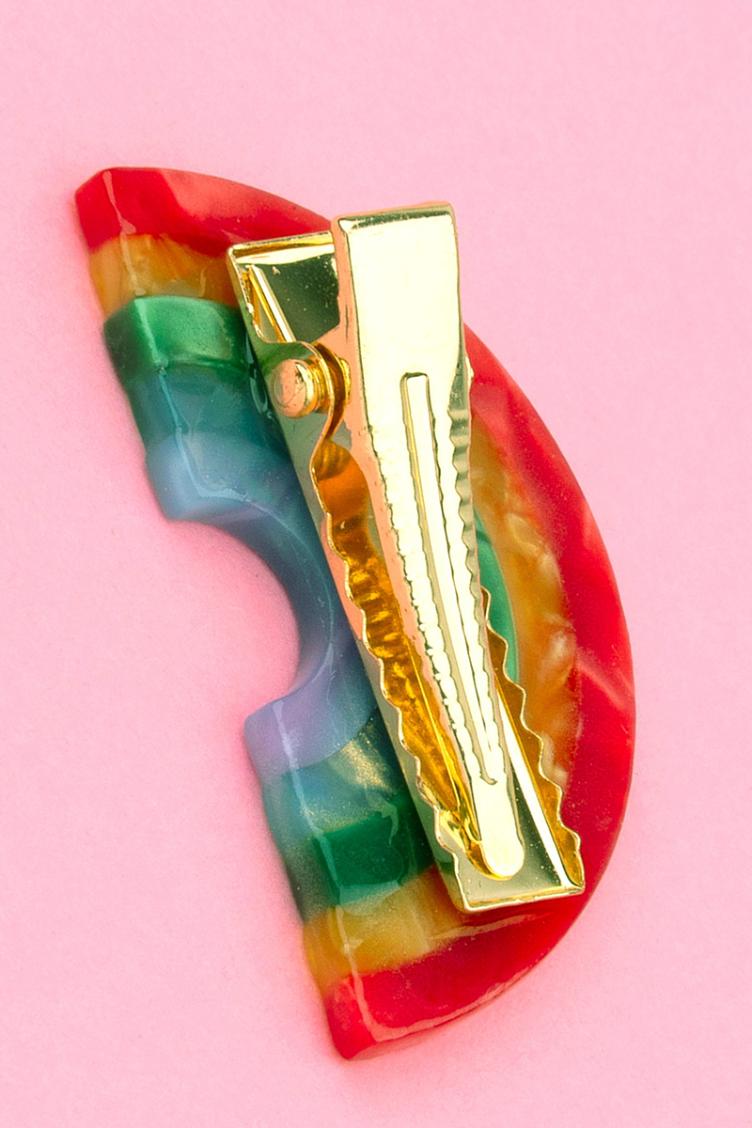 Haarclip Regenbogen - 3
