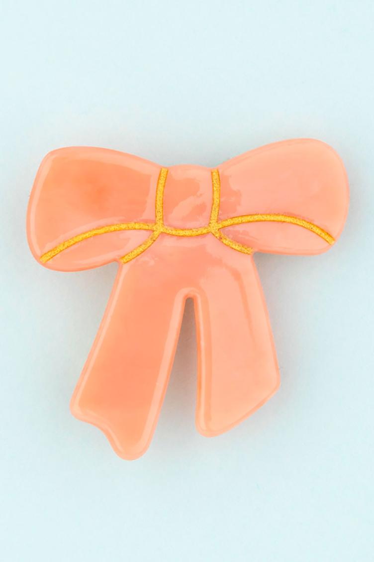 Haarclip Schleife Rose