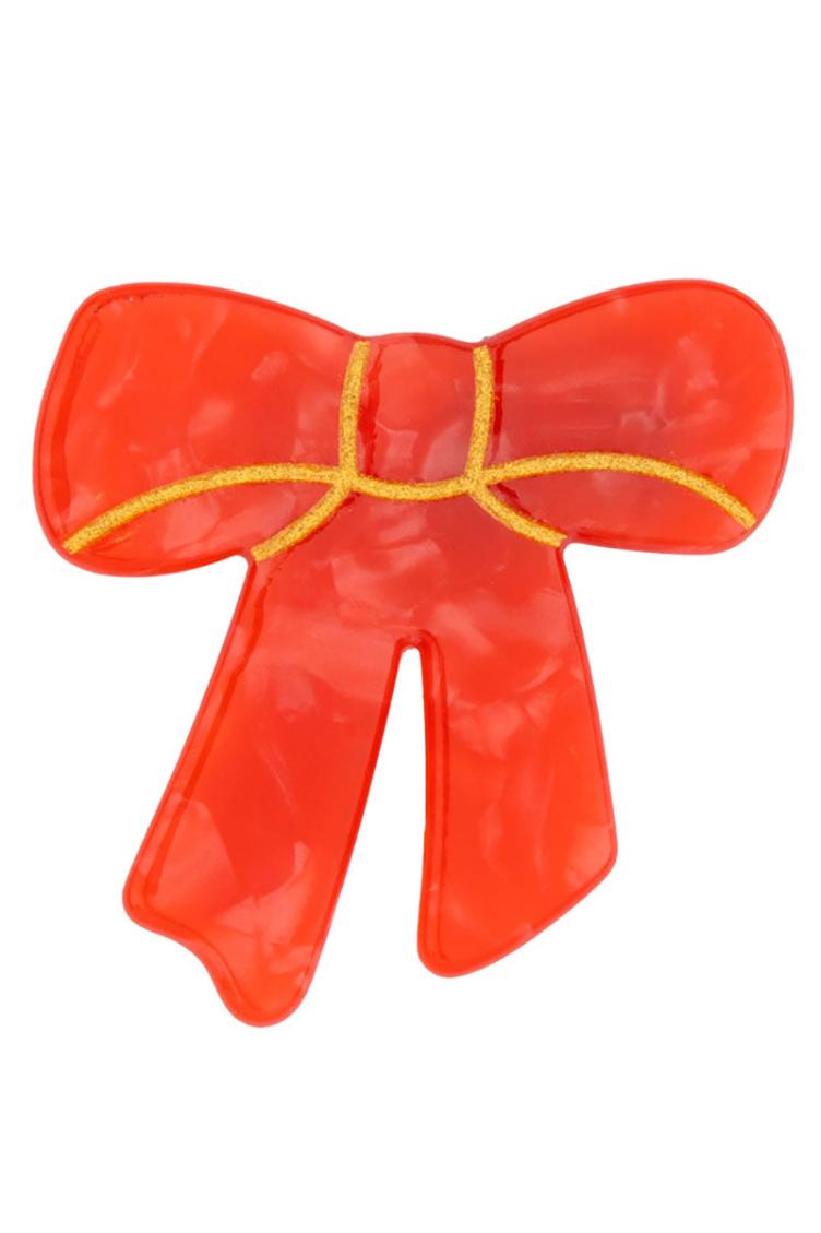 Haarclip Schleife Rot - 5