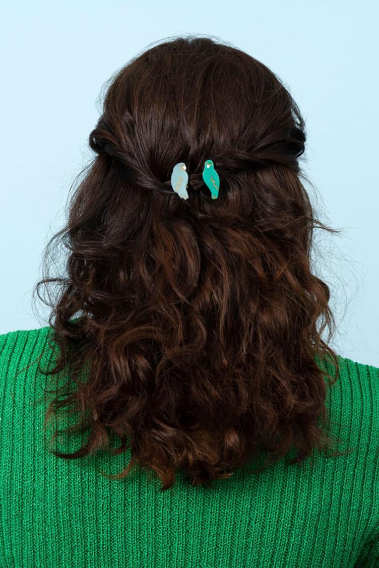Haarclip Set Lovebirds