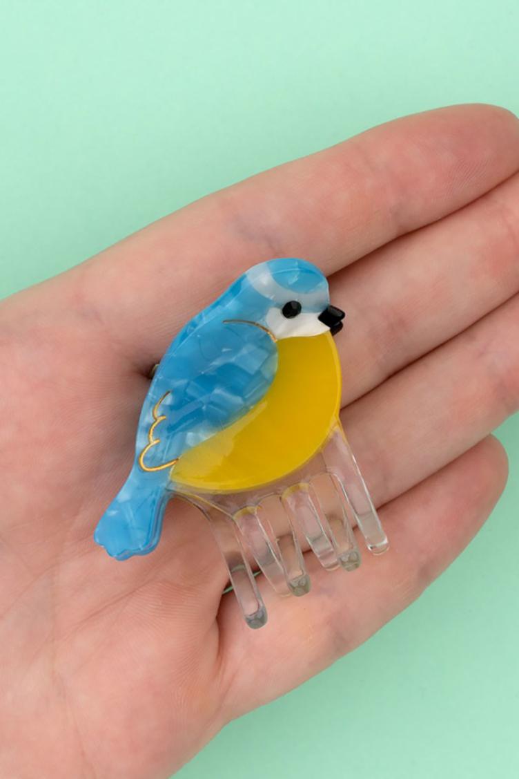 Haarklammer Blaumeise Mini - 0