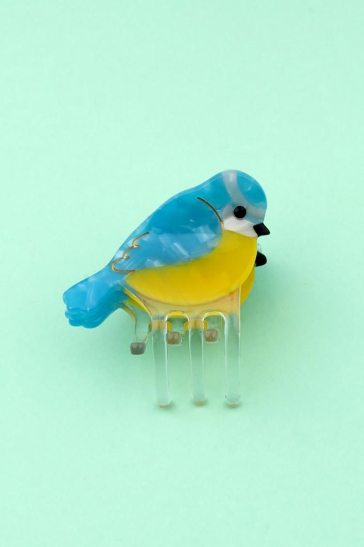 Haarklammer Blaumeise Mini