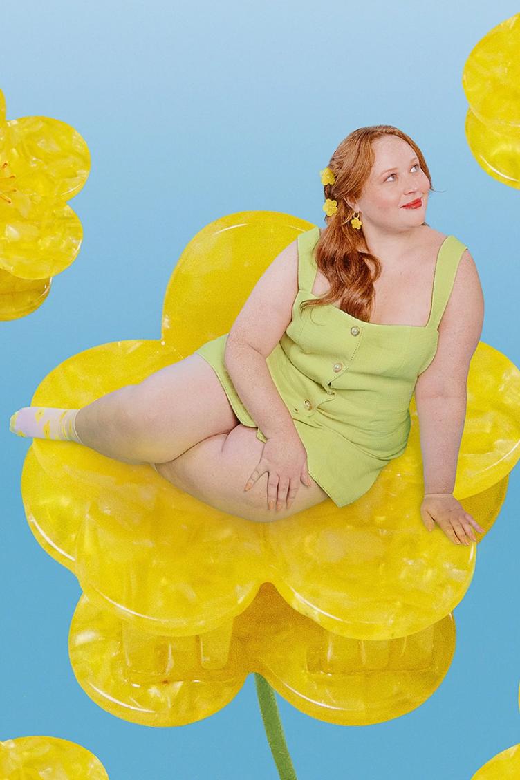 Haarklammer Butterblume Mini - 4