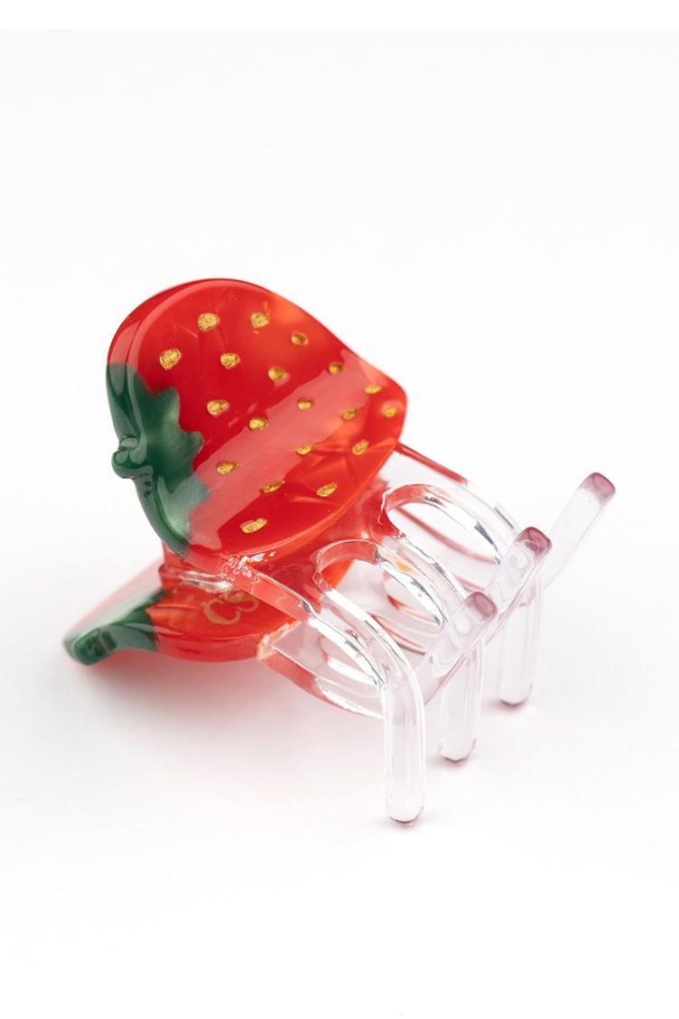 Haarklammer Erdbeere Mini - 1