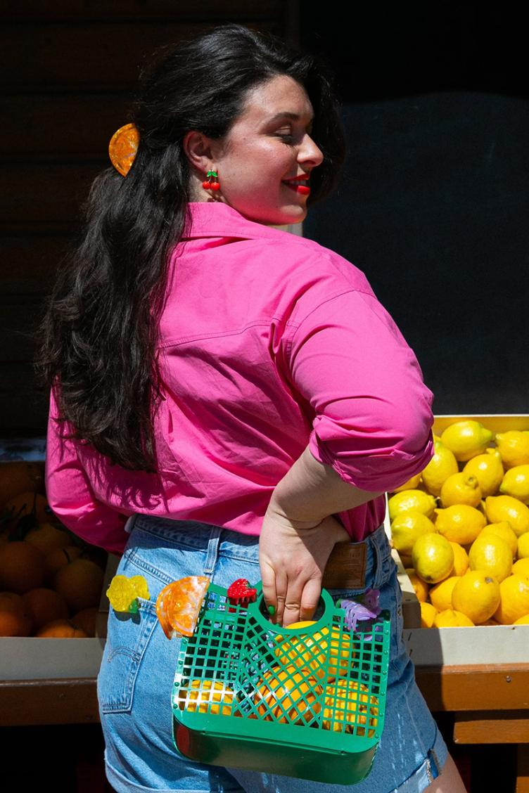 Haarklammer Orange - 0