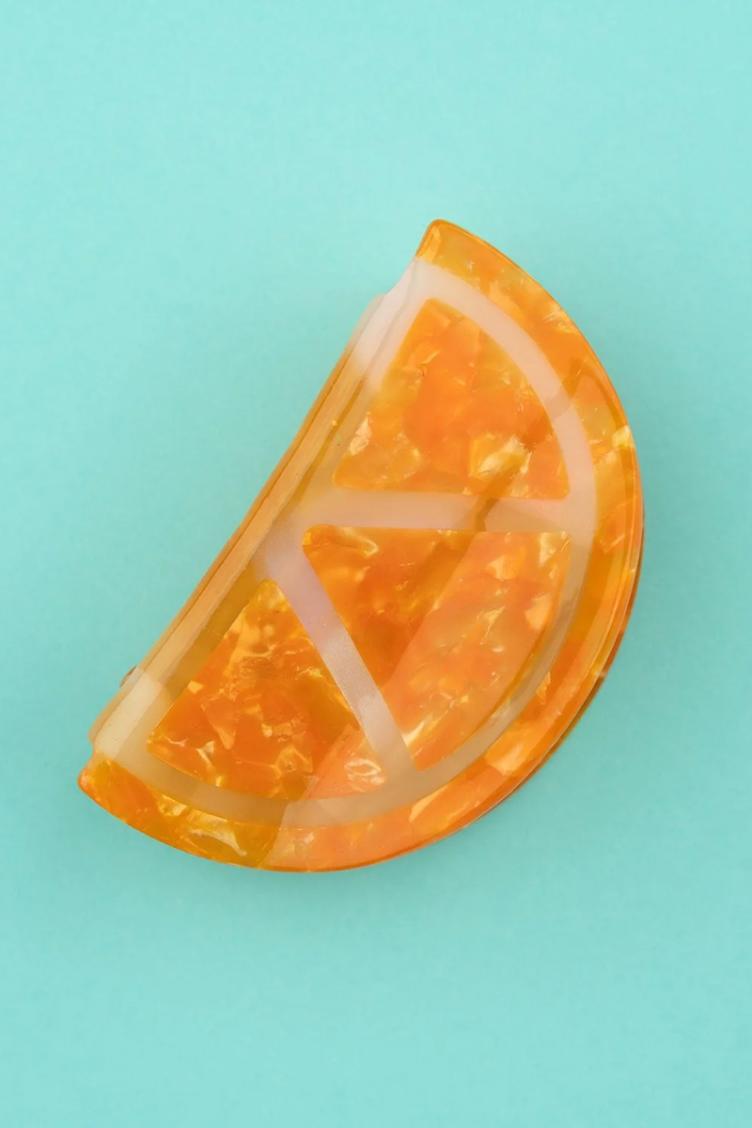 Haarklammer Orange - 1