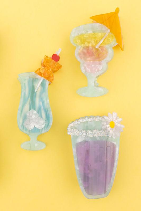 Haarklammer Purple Margarita