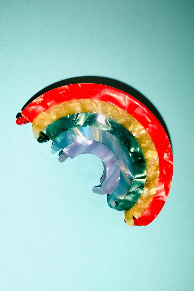 Haarklammer Regenbogen - 1