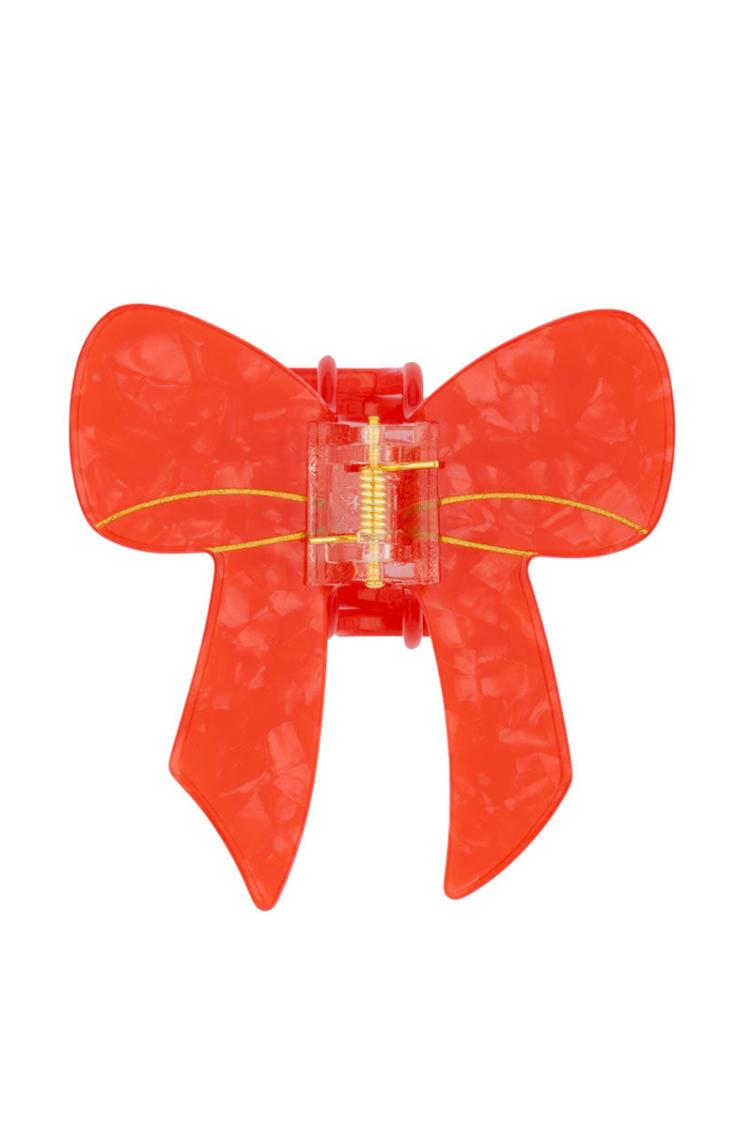 Haarklammer Schleife Rot - 3