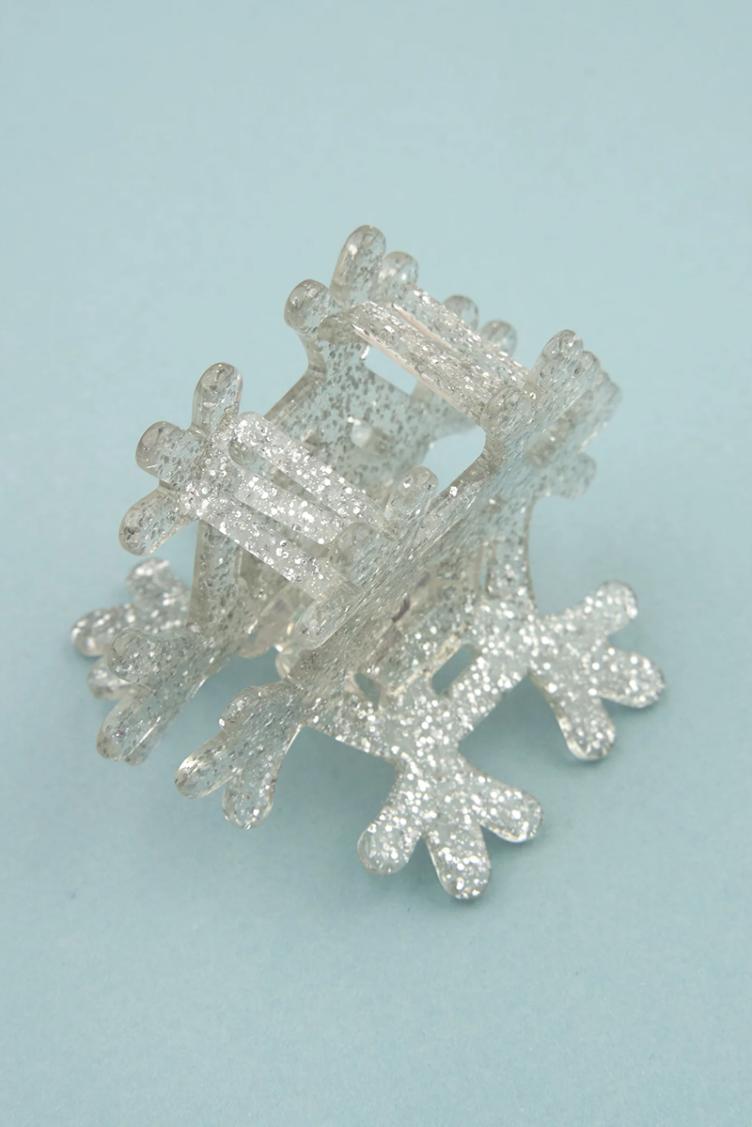 Haarklammer Schneeflocke - 0