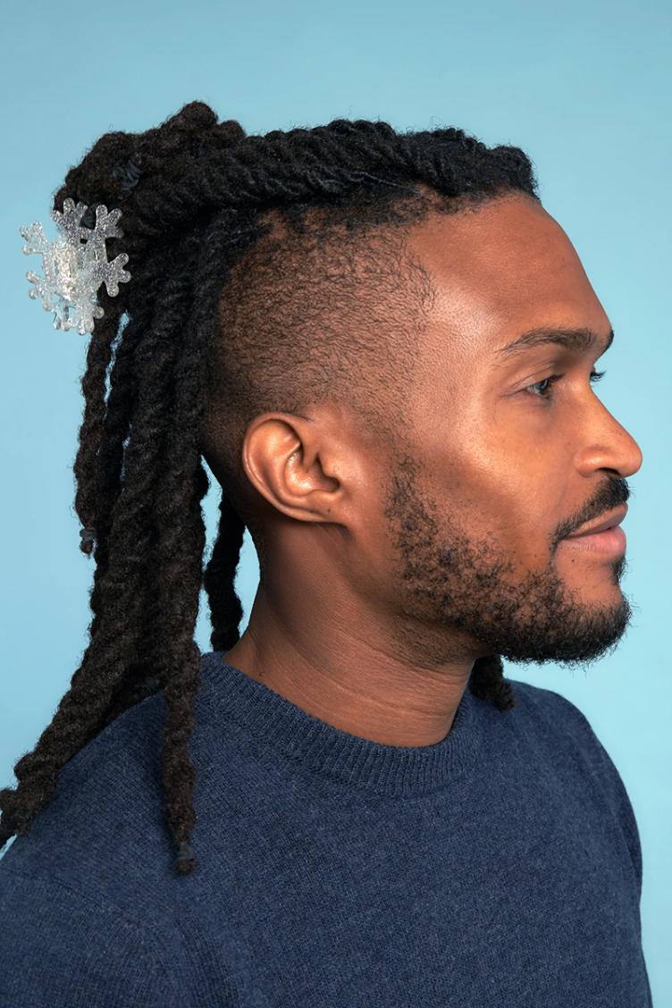 Haarklammer Schneeflocke - 3