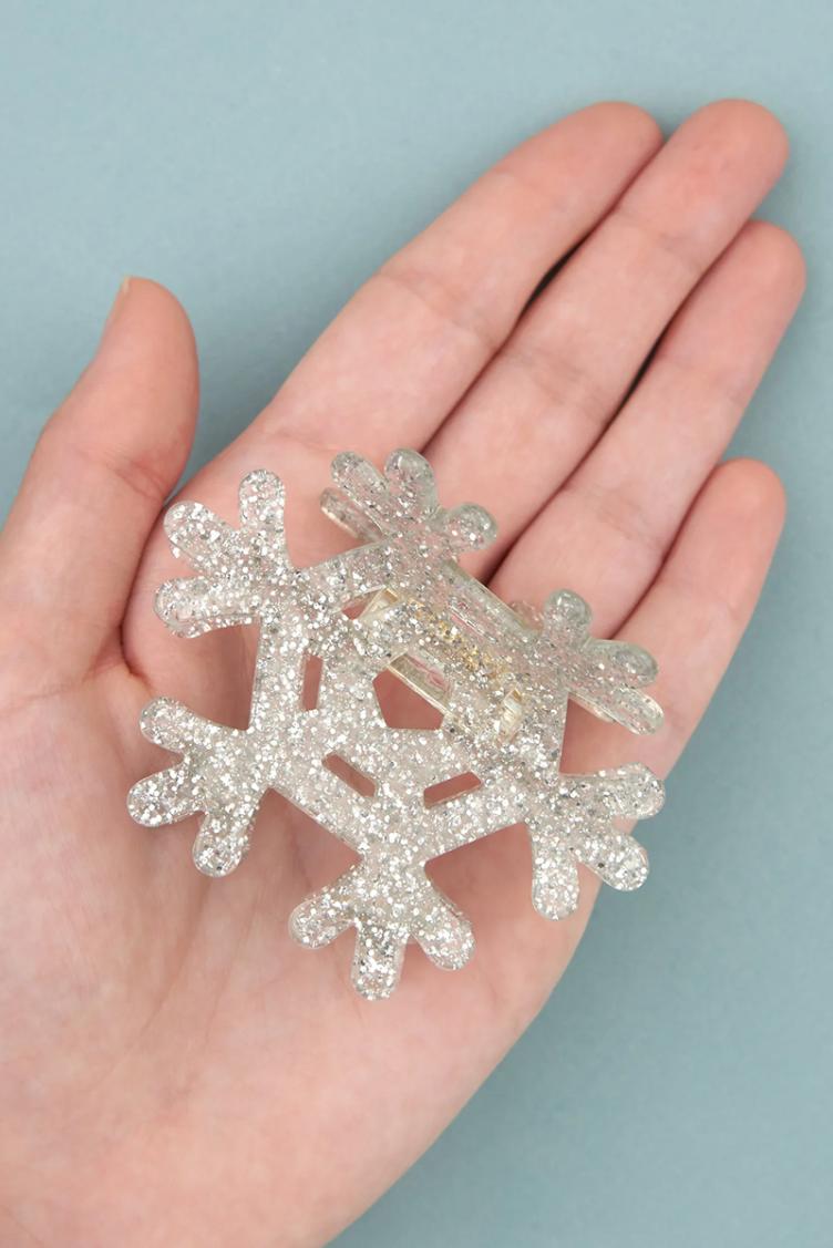 Haarklammer Schneeflocke - 2
