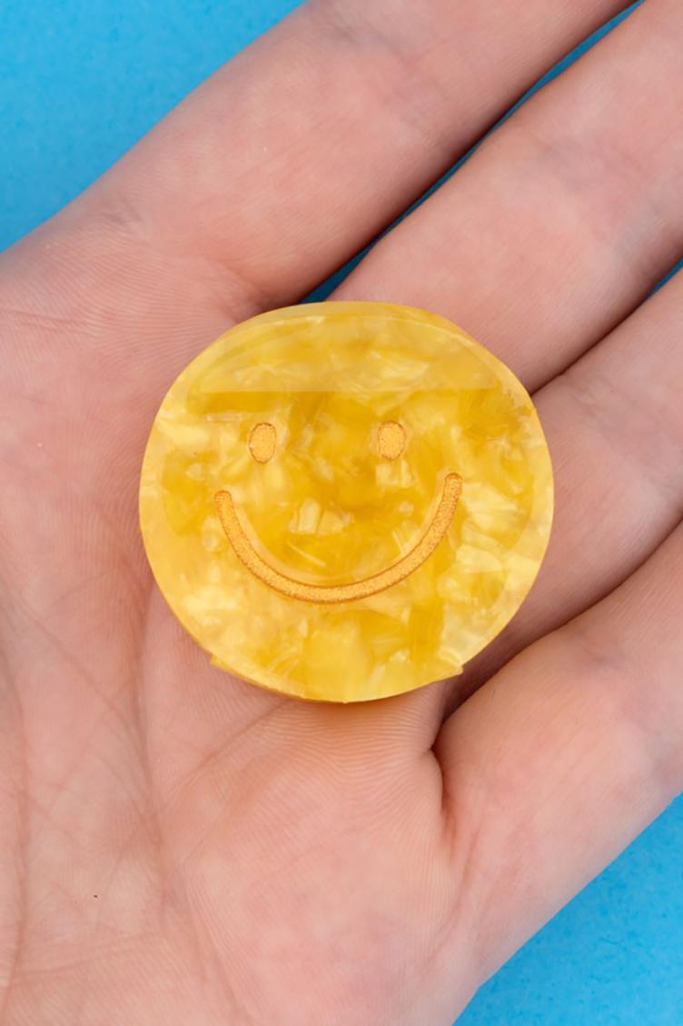 Haarklammer Smiley Mini