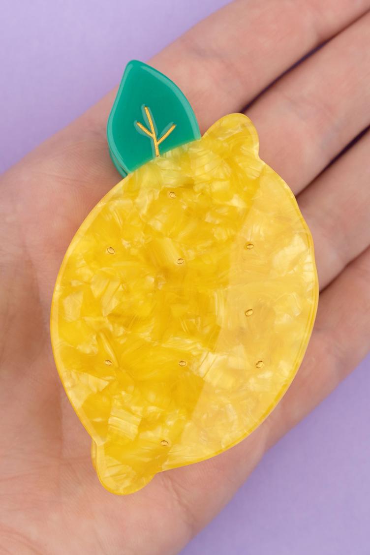 Haarklammer Zitrone - 0