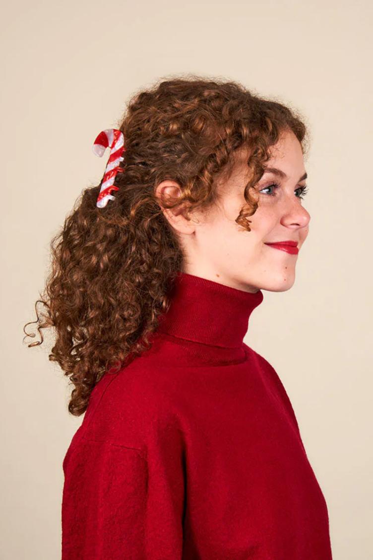 Haarklammer Zuckerstange - 6