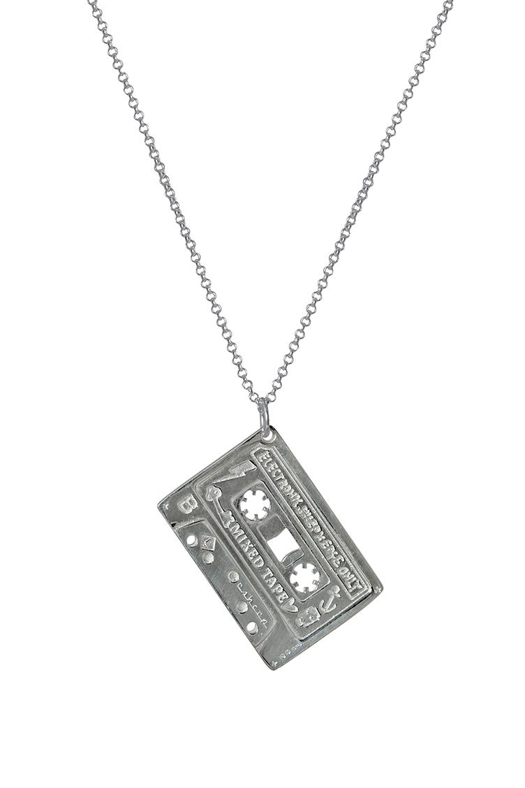 Halskette Mixed Tape Silber - 2