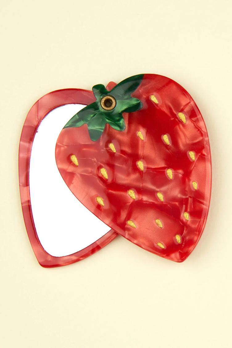 Handspiegel Erdbeere - 1