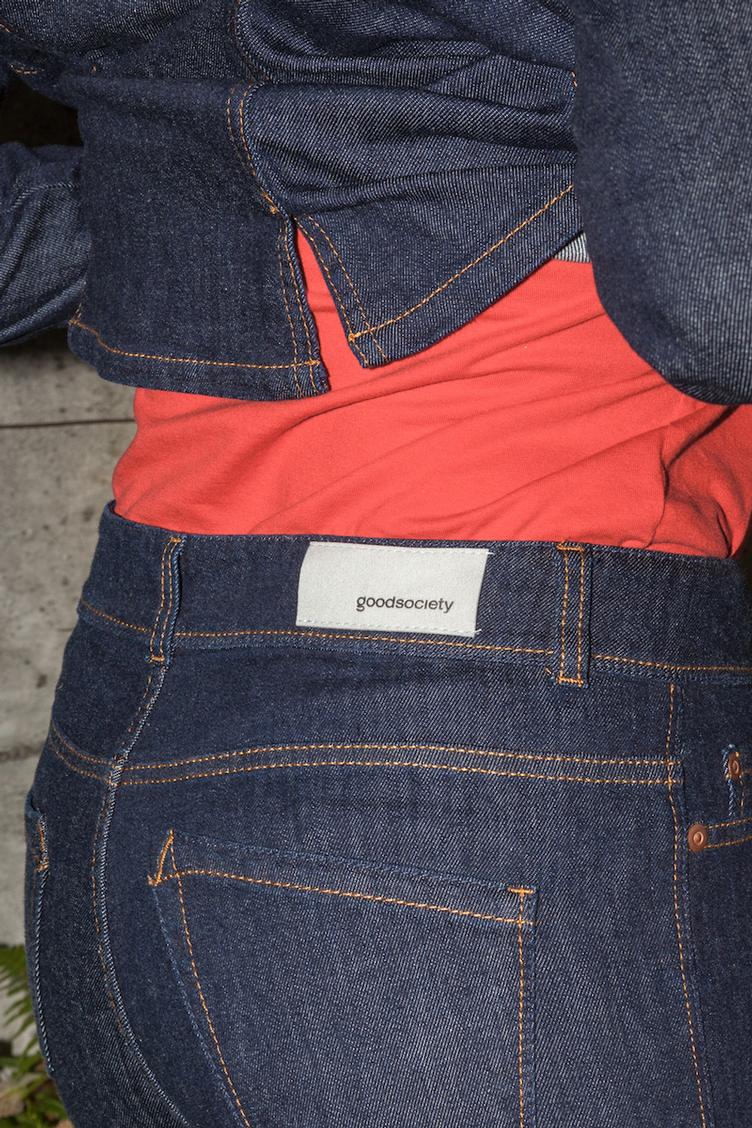 Jeans High Rise Slim Raw