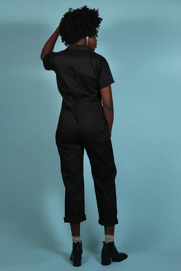 Jumpsuit Twill Coveralls Black - 5