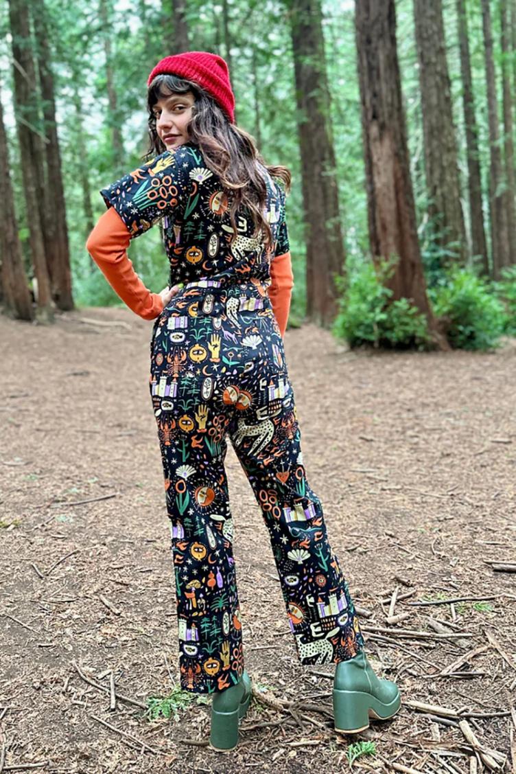 Jumpsuit Twill Coveralls Tarot Garden - 2