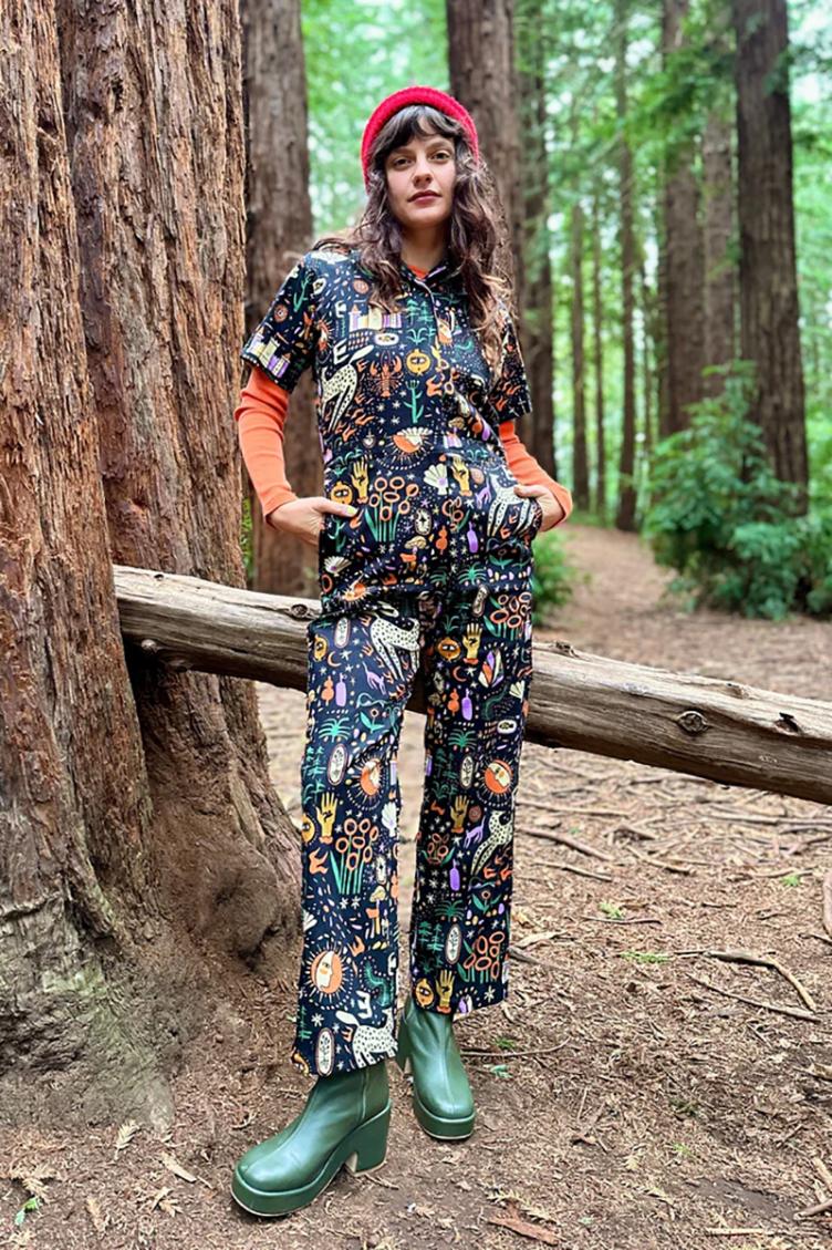 Jumpsuit Twill Coveralls Tarot Garden - 0