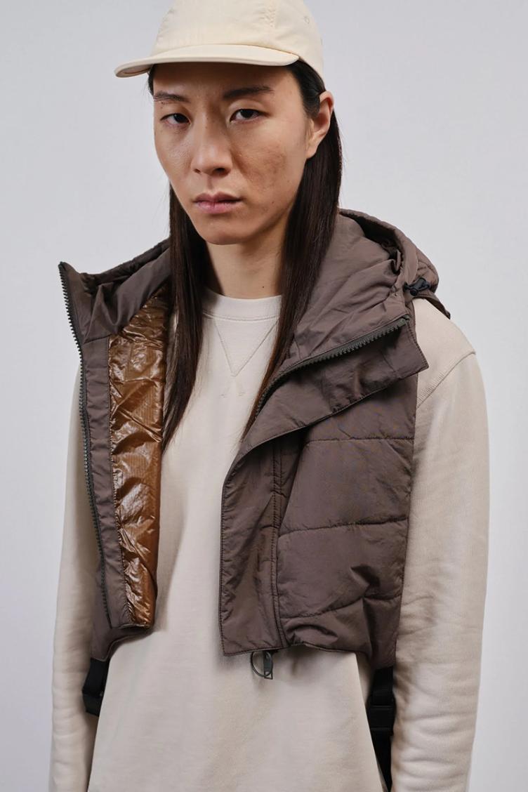Kapuzengilet Hixon Hood dark olive