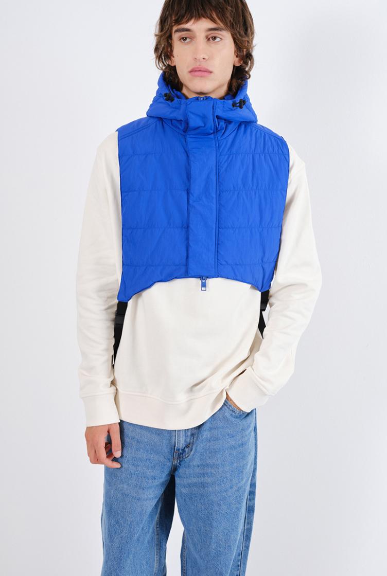Kapuzengilet Hixon Hood emb blue - 0