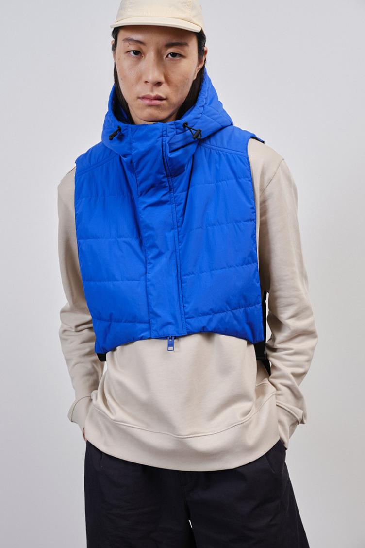 Kapuzengilet Hixon Hood emb blue - 2