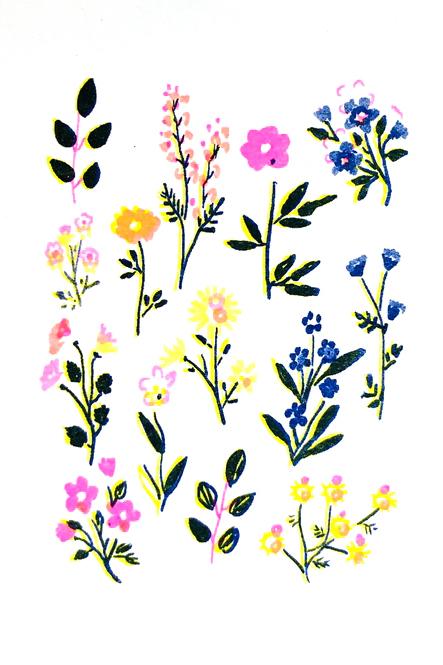 Karte Blumen