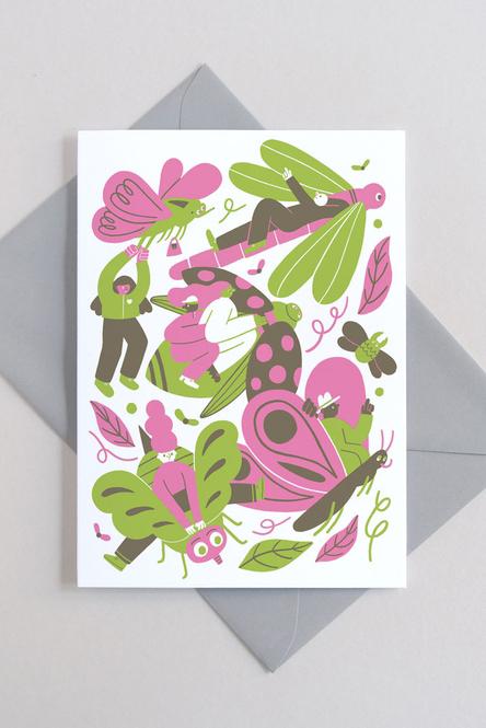 Karte Travel Bug - 1