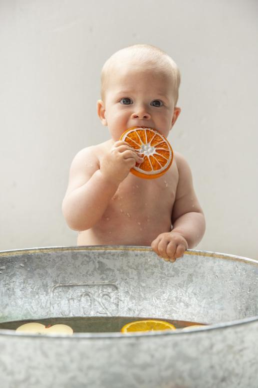 Kautschukspielzeug Orange