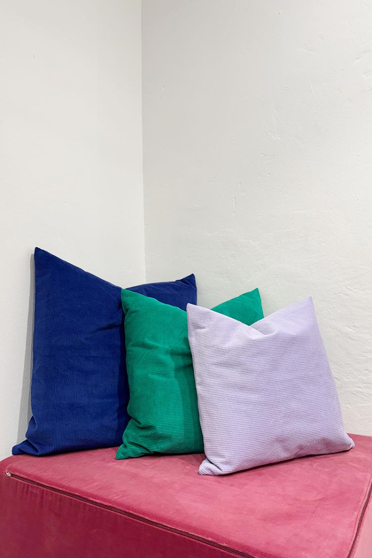 Kissen mit Cordbezug 40x40 - 0