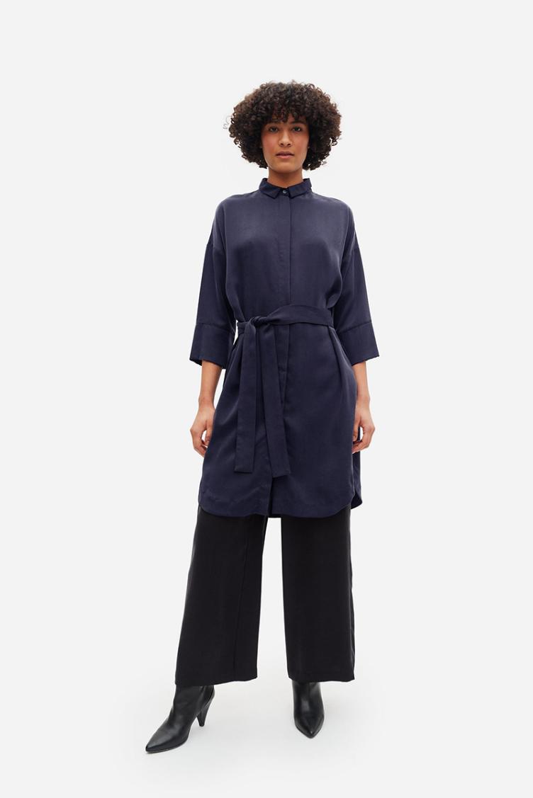 Kleid Boheme Nachtblau